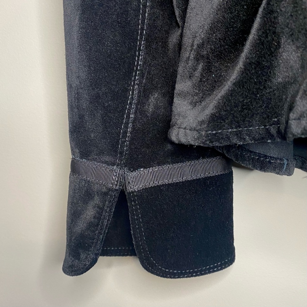 White House Black Market Black Velvet Blazer - Picture 4 of 13